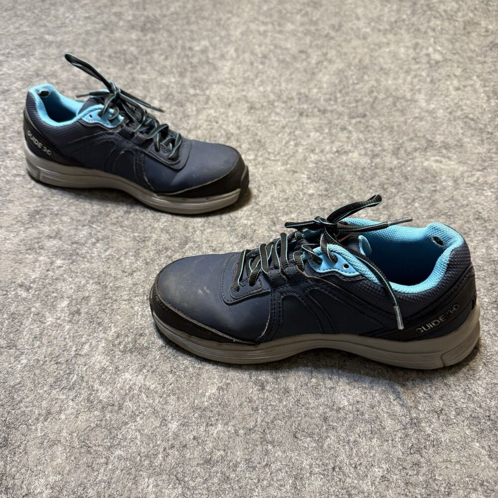 Reebok RB354 Womens Guide Work Steel Toe Shoes Size 8M Blue Black Trainer Safety